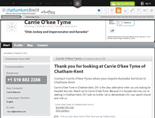 Tablet Screenshot of carrie-okee-tyme-chathamkent.chathamkentdirect.info