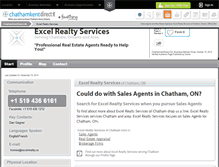 Tablet Screenshot of excel-realty-services-chatham.chathamkentdirect.info